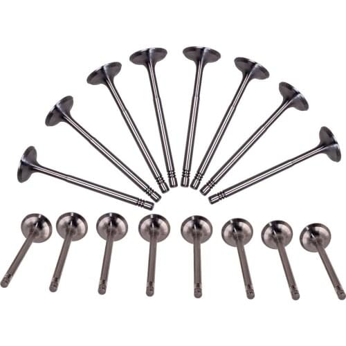 16X INTAKE&EXHAUST VALVES SET FIT FOR AUDI A1 A2 For SEAT IBIZA LEON For SKODA VW BEETLE 036109601S, 036109601AD