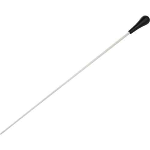New Black ABS Handle Musical Music Conductor Baton Gift White 15inch