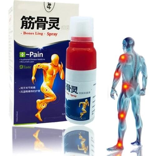 Pain relief spray rheumatism arthritis, Muscle sprain knee waist pain, back shoulder spray tiger orthopedic plaster