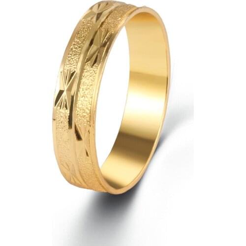 Promise Rings for Couples Engagement Rings for Women Fashion Bump Pattern Gold Rings for Women Give Girl Birthday Gift Jewelry