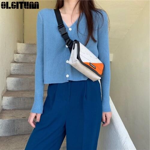 Женские короткие кардиганы OLGITUM China At AliExpress