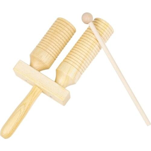 Orff Percussion Kids Wooden Multi Sound Tube Rod Musical Instrument Kindergarten Toys