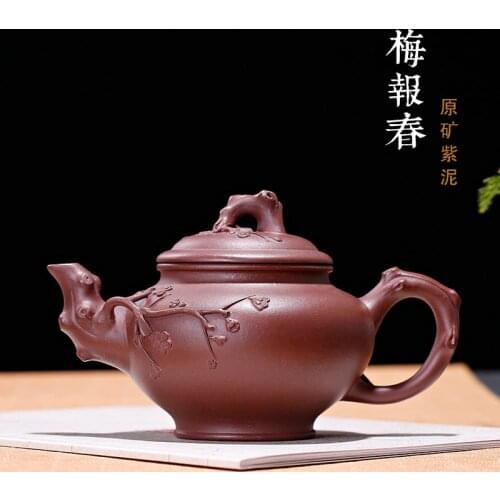 Undressed ore harbinger purple clay pot of large goods collection gifts one undertakes to customize the teapot