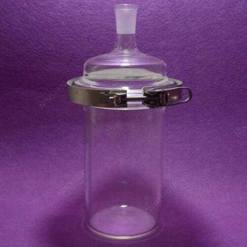 3000mL 24/​40 1 Neck,​Glass Cylinder Reactor,3 Litre Flat Bottom Reaction Flask