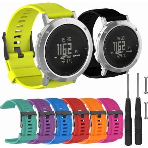 Watch Band for Suunto Essential Strap Classic Watch Strap Replacement Sport Band Bracelet for Suunto Core Steel Watch Accessory