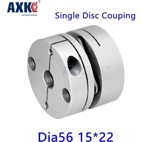 Rodamientos Ball Bearing Axk New Dia. 56mm 15mm To 22mm Single Diaphragm Disk Coupling Disc Coupler For Cnc Servo Stepper Motor