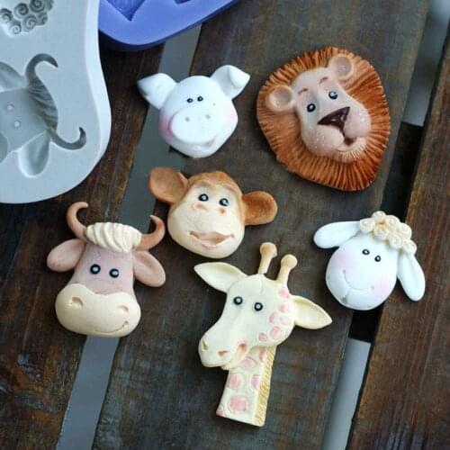 Animals Silicone Mold Fondant Mould Cake Decorating Tool Chocolate, Gumpaste Mold, Sugarcraft ,Kitchen Gadgets