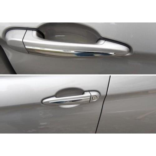 Higher star stailness steel 4pcs door handle cover, protection sticker, decoration trim for BMW 1,2,3,4,5 series, X1,X3, X5,x6