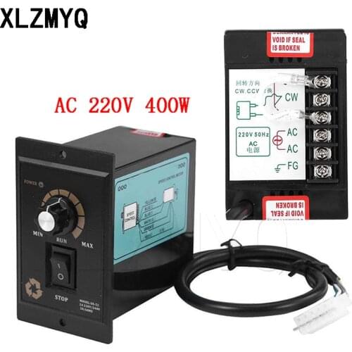 400W AC 220V Motor Speed Pinpoint Regulator Controller Forward & Backward 50/60hz 0-1450rpm speed regulator 400 W