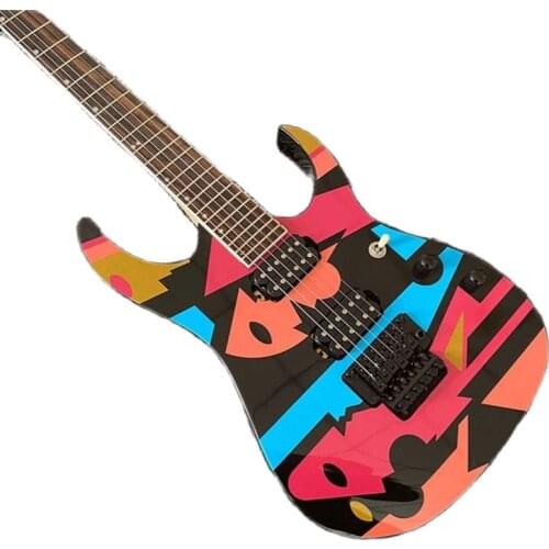 Electric guitar factory, direct painting, packaging painting, water transfer printing
