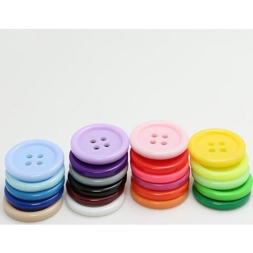1 Packet 11.5mm Dia Resin Sewing Buttons Scrapbooking 4 Holes Round Red (Approx 100 PCs/Packet)