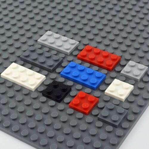 2x2 2x4 Dots Thin Figures Bricks Colorful Educational Creative Size DIY Bulk Set Building Blocks Compatible Classic Parts 88pcs