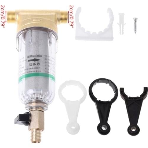 4 Points Prefilter Stainless Steel Water Filter Purifier Mesh Copper Tap Faucet Dropshipping