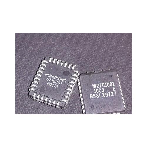 5pcs/lot M27C1001-10C3 M27C1001 PLCC32