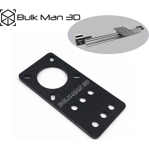 50pcs/Lot wholesale Aluminum Nema 17 Stepper Motor Mount plate for CNC Machine 3D Printer CNC Parts