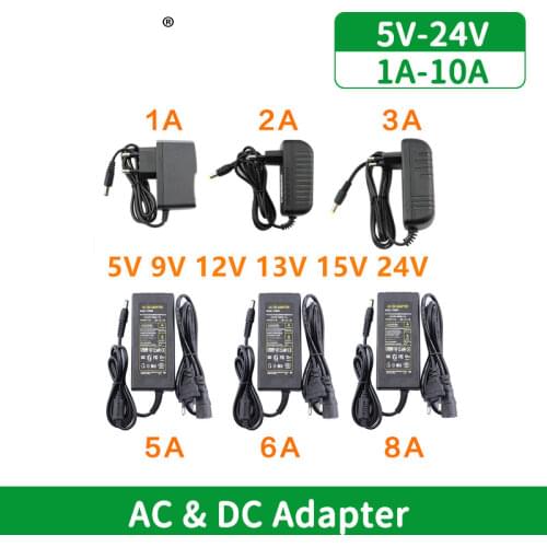 Power Adapter Supply Converter AC DC 220v to 12v 6V 8V 9V 10V 13V 14V 15V 24V 1A 2A 3A 5A 6A 8A 10A Power Supply for led strip