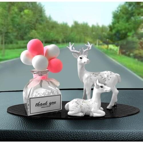 Car Accessories Bon voyage deer car ornaments Christmas Valentines Day gifts creative car ornaments lovely deer home decoration