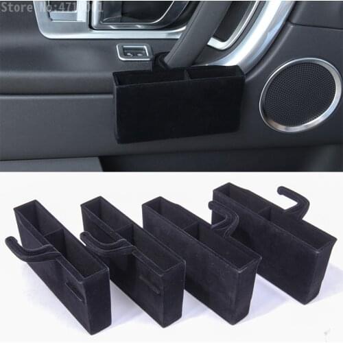 For Land Rover Discovery Sport 2015-2018 ABS Plastic Car Door Handle Storage Box Phone Card Tray Accessories