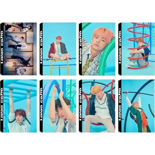 Hot KPOP Bangtan Boys LOMO Card Love Yourself Answer Collection Photocard Self Made Paper Cards 30pcs/set