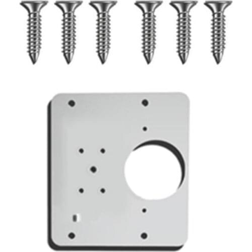 Hot High Quality Hinge Repair Mounting Plate Stainless Steel Platen Hinge Door Accessories Anti-rust Beautiful Durable Plate