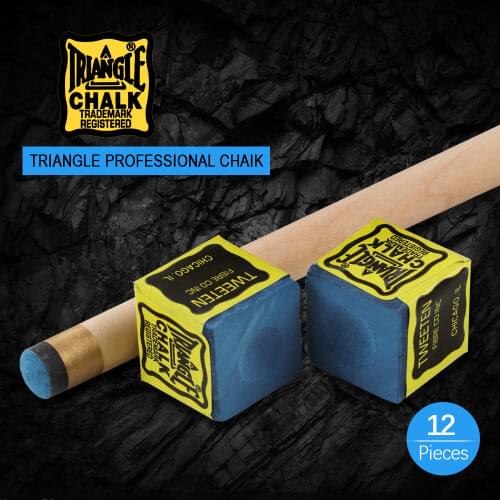 Triangle Billiard Pool Snooker Chalks Professional Billard Chalks 3 Colors Option Cost-effective Chalks Billiards Accessories