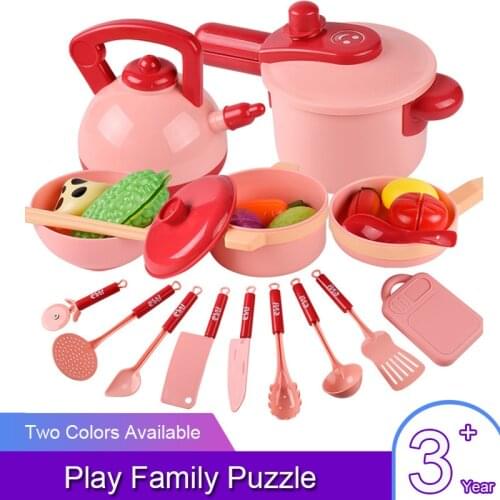Mini Kitchen Toy Cookware Tableware Pot Pan Kids Pretend Cook Play Toy Simulation Kitchen Utensils Educational Toys For Children