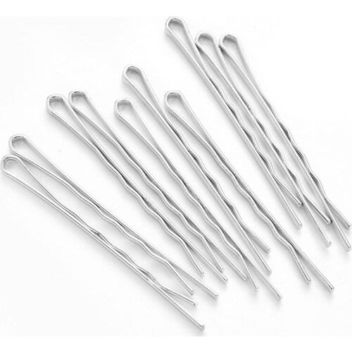 Miss FoUrSy New Hair Accessories Simple Golden Word Clip Set 10 Pcs/set Bangs Pins Stick Variety Shape Head Stick for Students