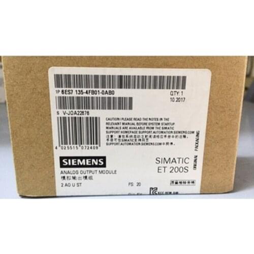 Siemens 6ES7 135-4FB01-0AB0 analog output module ET200S