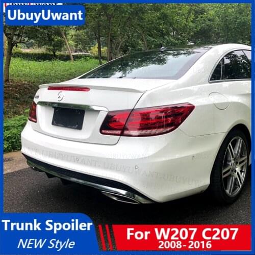 UBUYUWANT Rear Trunk Spoiler for Mercedes W207 C207 E Class Coupe 2008 - 2016 E200 E250 E300 E320 E350 Car Tail Wing Decoration
