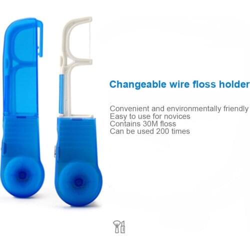 High Quality Dental Floss Holder Tooth Cleaning Portable Teeth Oral Care Tool Household Travel