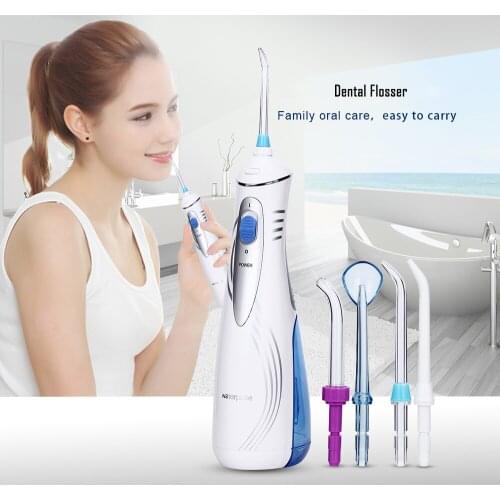 Waterpulse V500/V400P/V400 Oral Irrigator Portable Cordless With Travel Case Rechargeable Battery Water Flosser Teeth