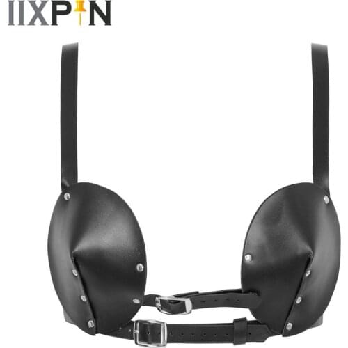 Gothic Harness Leather Bra Women Body Bondage Punk Lingerie Belt Cage Breast Sexy Adjustable Shoulder Straps Waist Belt Lingerie
