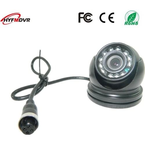 1 inch hemisphere monitoring probe black metal case AHD960P / 720P camera supports SONY 600TVL