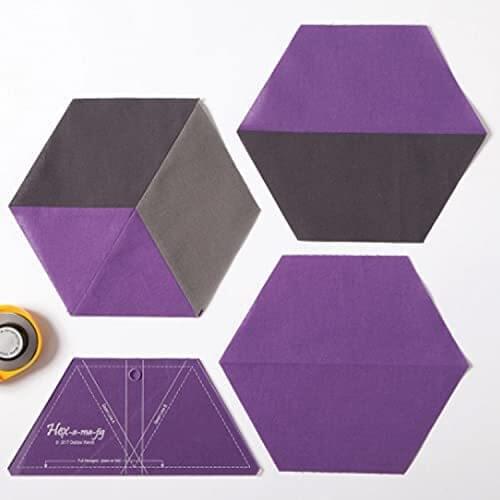 1PCS Sewing Machine Quilting Ruler Patchwork Quilting Ruler Template Sewing Accessories #HEX-1