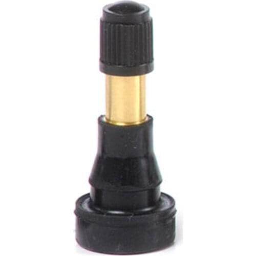 10pcs high pressure snap-in tubeless TR600hp for high pressure application Tire Valve Stems Short Black Rubber POPULAR VALVE