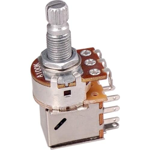 2 Pieces Audio Volume Taper Potentiometer Electric Guitar A100K Musical Part