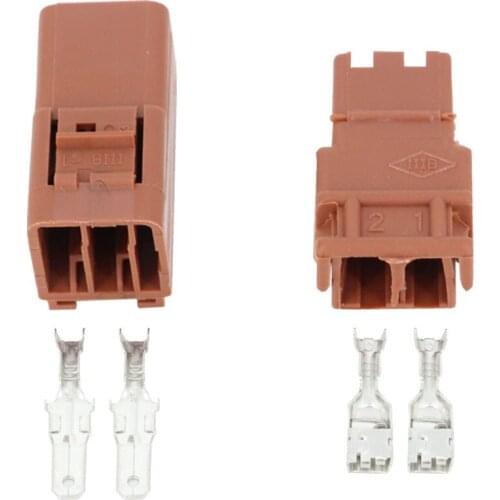 2 hole jacket jacket harness automotive connectors with terminal DJ7021-4.8-11/21 2P
