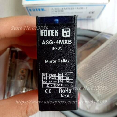 A3G-4MXB+MR-1 FOTEK NC Photoelectric Switch Sensor New & Original A3G-4MXB