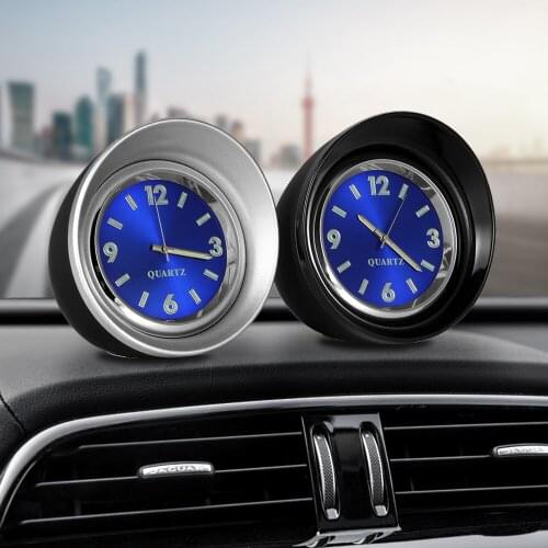 Car Ornament Quartz Clock Auto Watch Automobiles Interior Dashboard Decoration Creative Digital Pointer Watches Accessories Gift