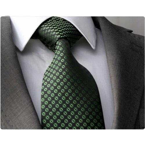 2021Yeşil Patterned Black Tie Male Tie Models