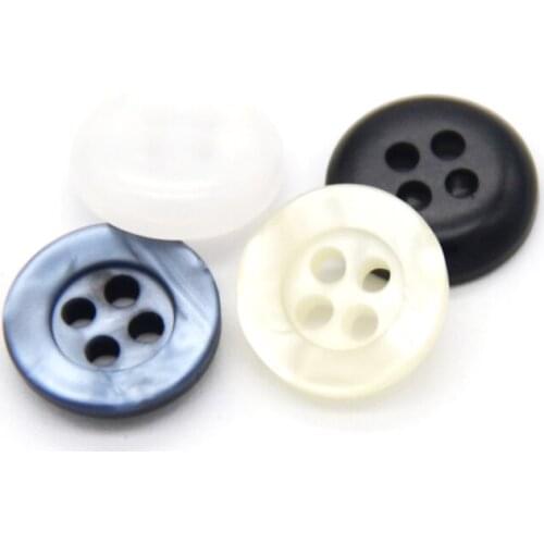 HENGC 13mm Colorful Resin Shirt Sewing Round Buttons For Clothing Coat Doll Clothes Decorative Accessories DIY Crafts Wholesale
