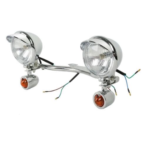 Motorcycle Passing Fog Light Bar Kit For Honda VT Shadow Ace Sabre Classic 500 700 750 1100