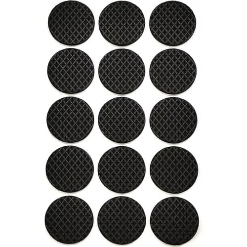 Round Square Black Self Adhesive Furniture Leg Feet Rug Felt Pads Anti Slip Mat Bumper Damper for Chair Table Protector Hardware
