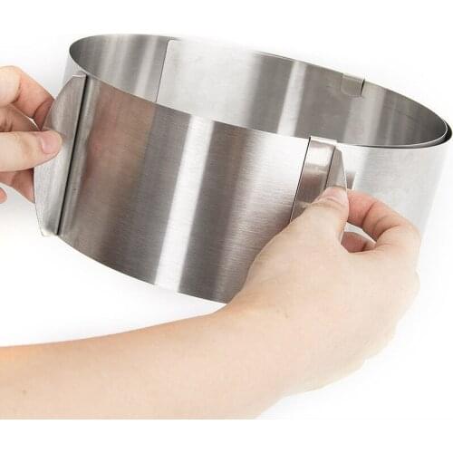 Kitchent tools Adjustable Mousse Ring Round Mold Cake Border Paste Film Kitchen Accessory DIY Baking Tools Dessert Decoration