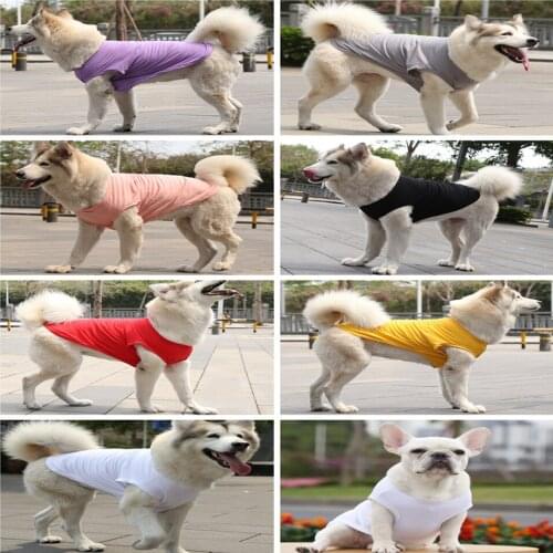 Summer Pet Dog Hoodie Clothes for Medium Large Dogs,Cotton Warm Hooded Jacket Sweatshirt,Labrador French Bulldog Coat Clothing