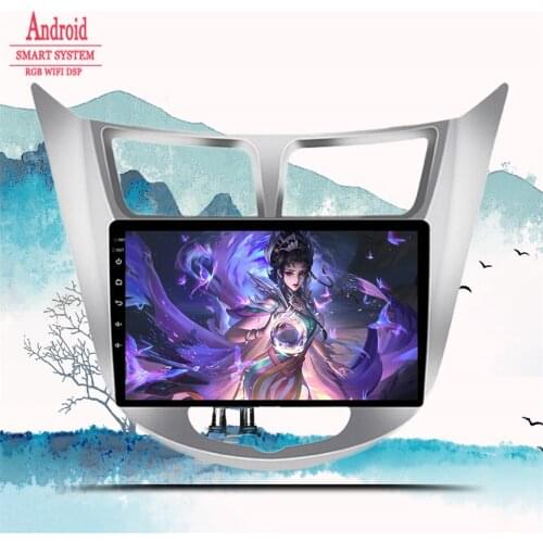 Multimedia Player Android 10 For Hyundai Solaris Accent Verna 2010 2011 2012 - 2016 Navigation GPS Car Radio 2 din DVD Head Unit