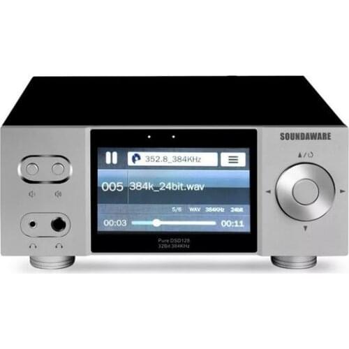 Soundaware A1 Streaming Desktop Network Player with Remote Control Digital Turntable Decoding Amplifier Roon Ready Supported