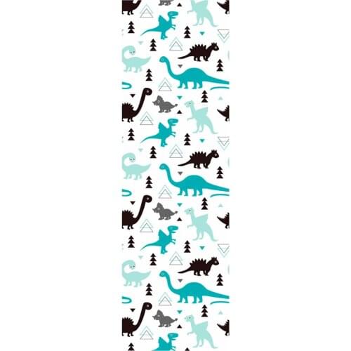 Dinosaur Sketch Empaistic Thickened Self-Adhesive Wallpaper for Room Decoration and Furniture Renovation Waterproof