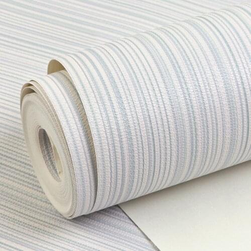 Modern Nordic Style Luxury Plain Color Striped Wallpaper Bedroom Living Room Dining Room Home Decor PVC Waterproof Wallpaper 3D