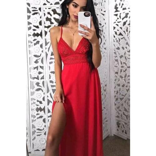 Artfeel 2018 New Sexy&Club Backless Bra dress Women Slim Longuette Summer Holiday Vintage Red Black lady Lace Braces dress